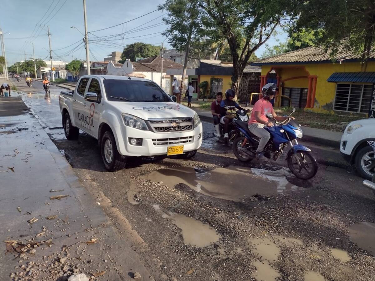 Av. Venao Flórez del barrio Olaya: convertida en una trocha