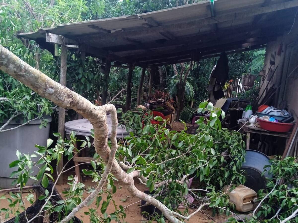 Más de 1000 familias resultan damnificadas por vendaval en Galapa