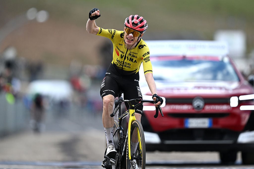 Jonas Vingegaard, ganador de la etapa 7 del Giro de Italia / Getty Images