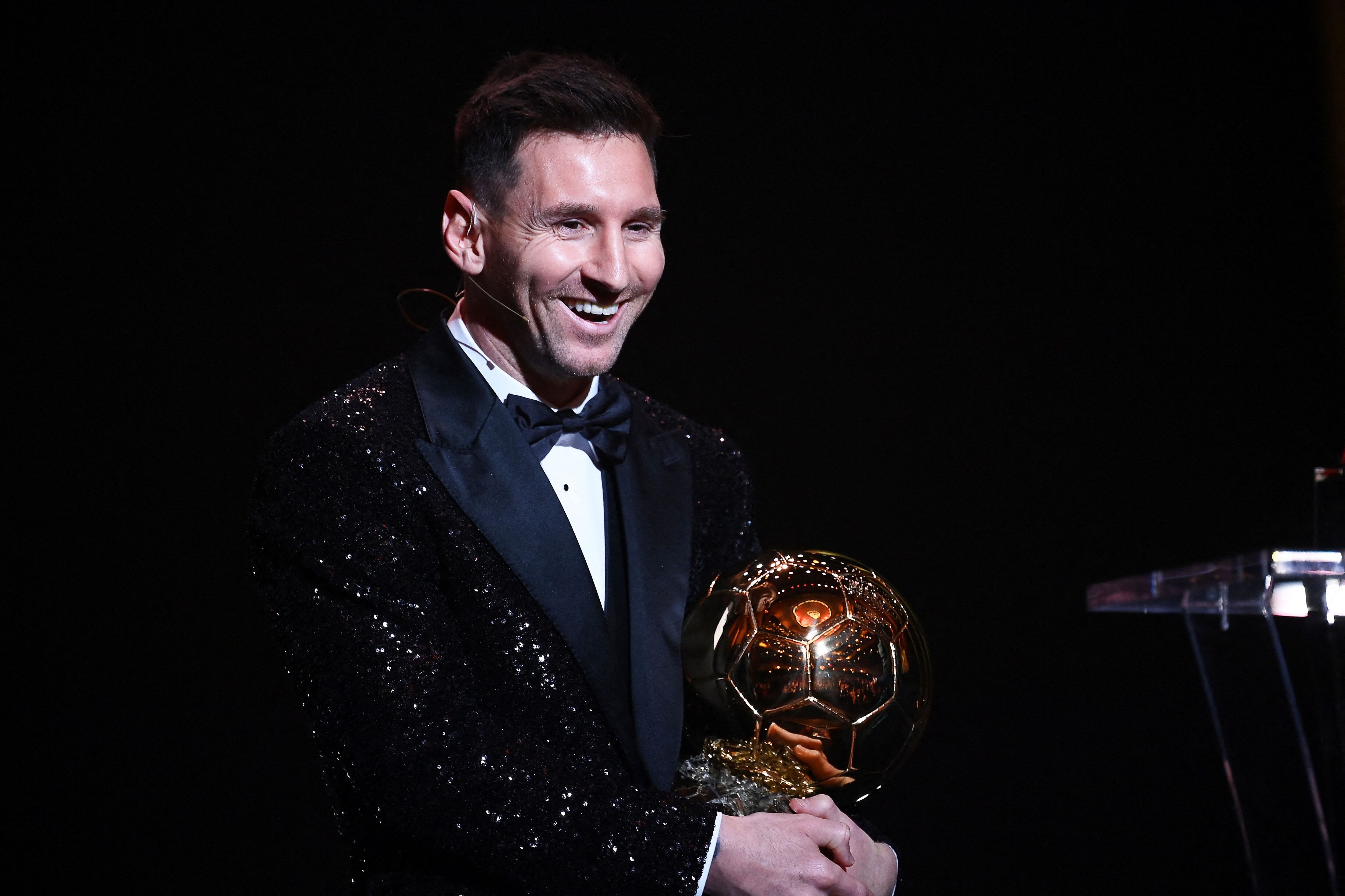 Lionel Messi ganador del Balón de Oro 2021 | Foto: FRANCK FIFE/AFP via Getty Images