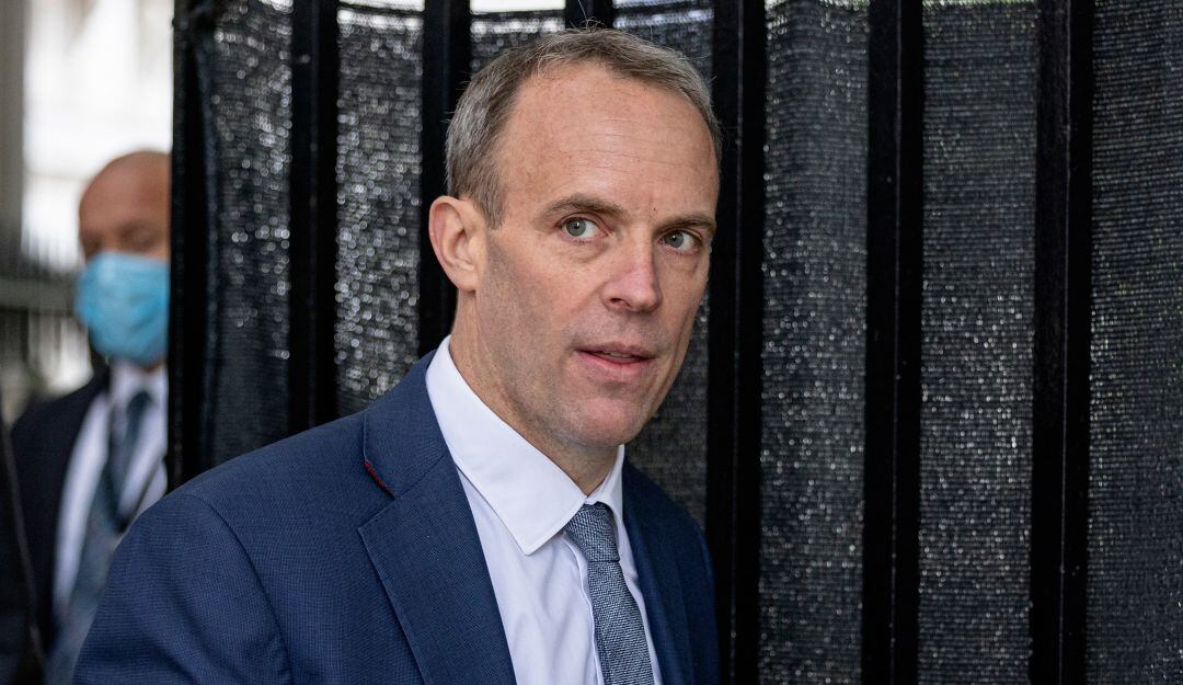 El ministro de Exteriores Dominic Raab