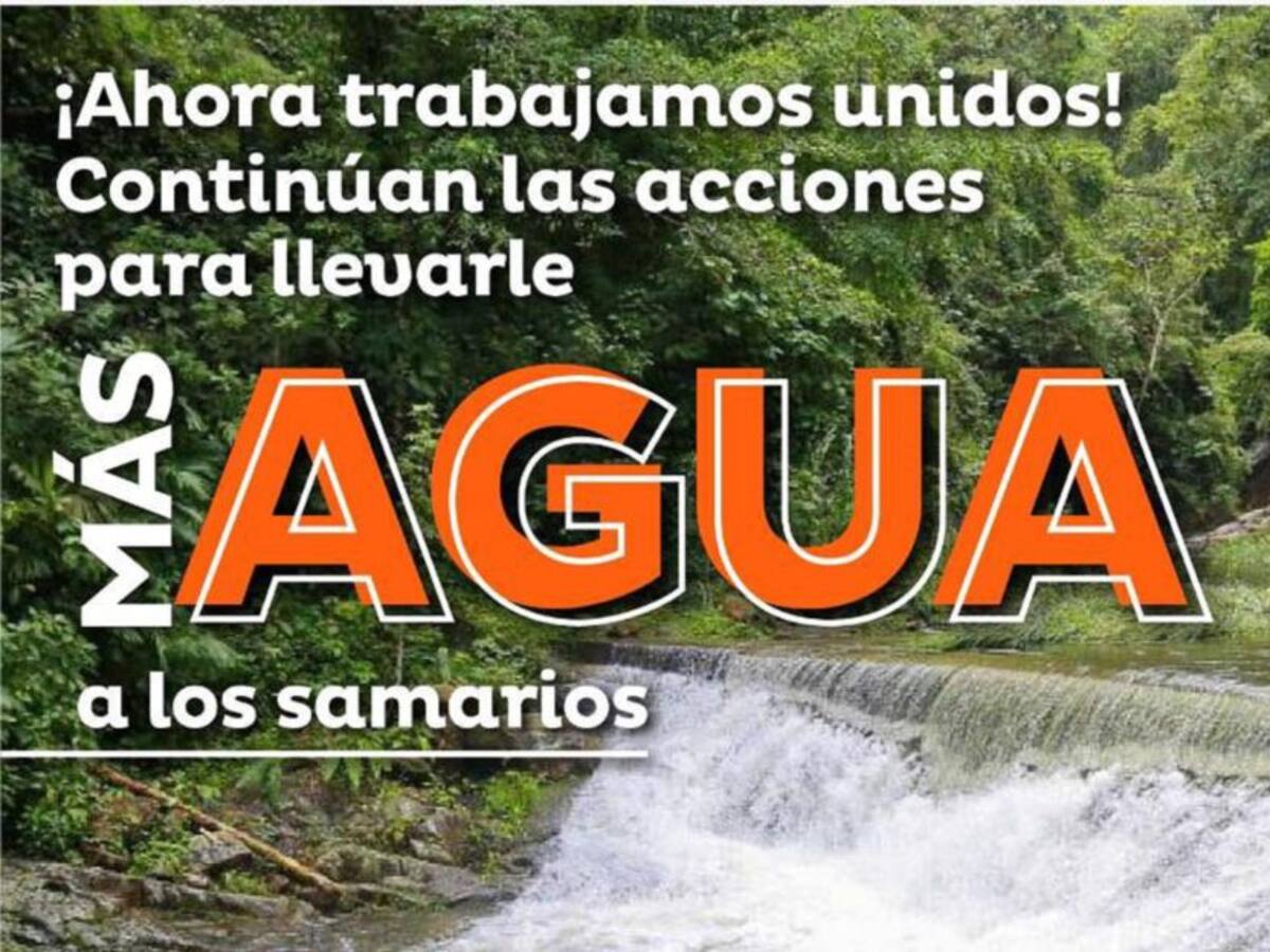 Lanzan una nueva solución de agua para Santa Marta