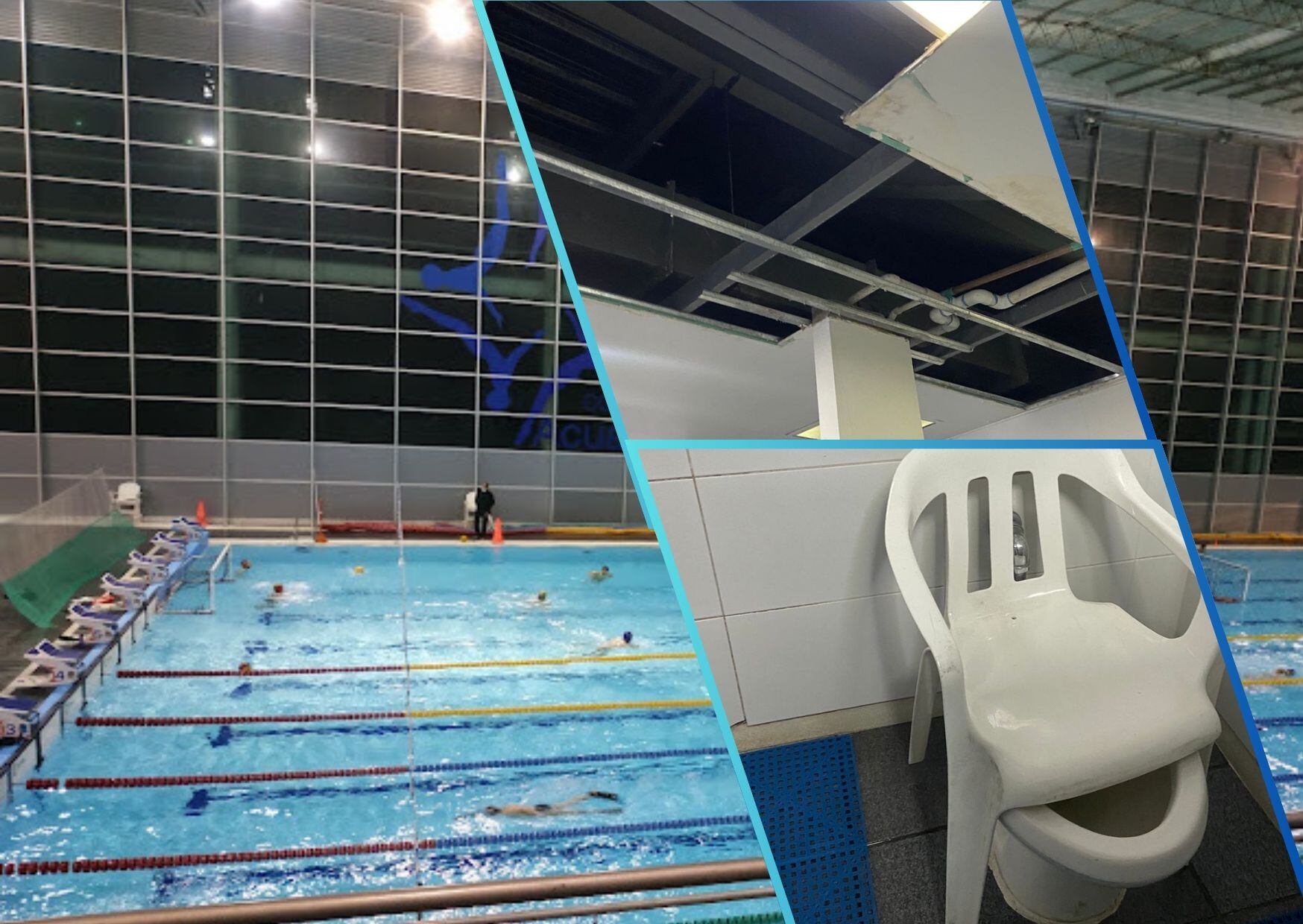 Complejo Acuático Simón Bolívar en Bogotá en malas condiciones. Caracol Radio.