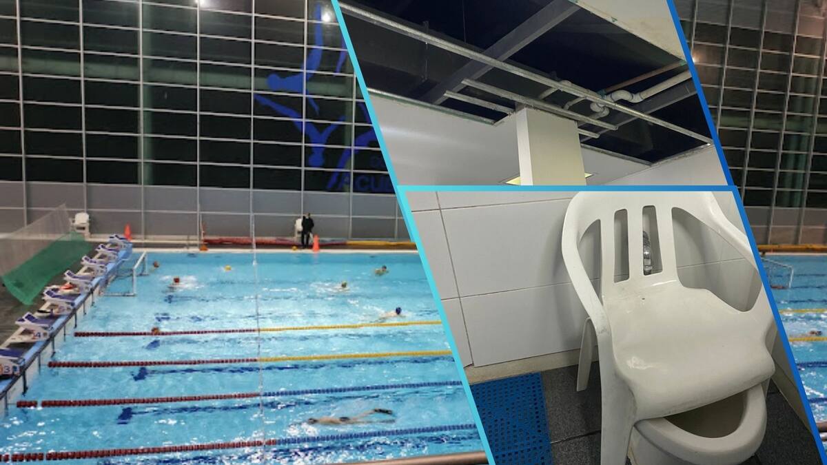 Complejo Acuático Simón Bolívar en Bogotá está cayendose: deportistas alertan situación