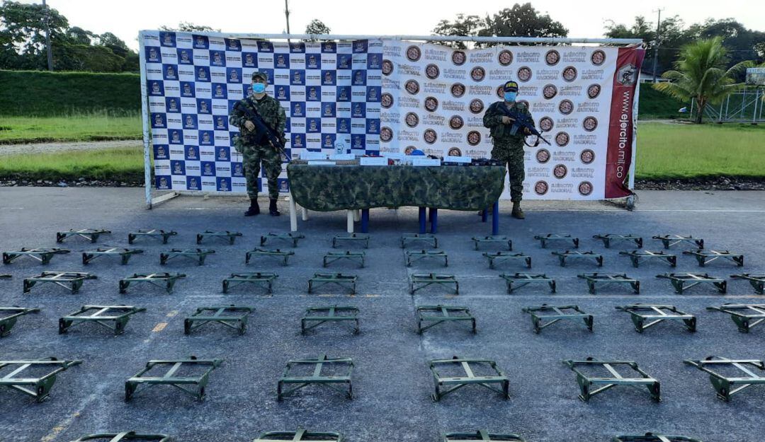 Ubican depósito ilegal con material de guerra en el Putumayo