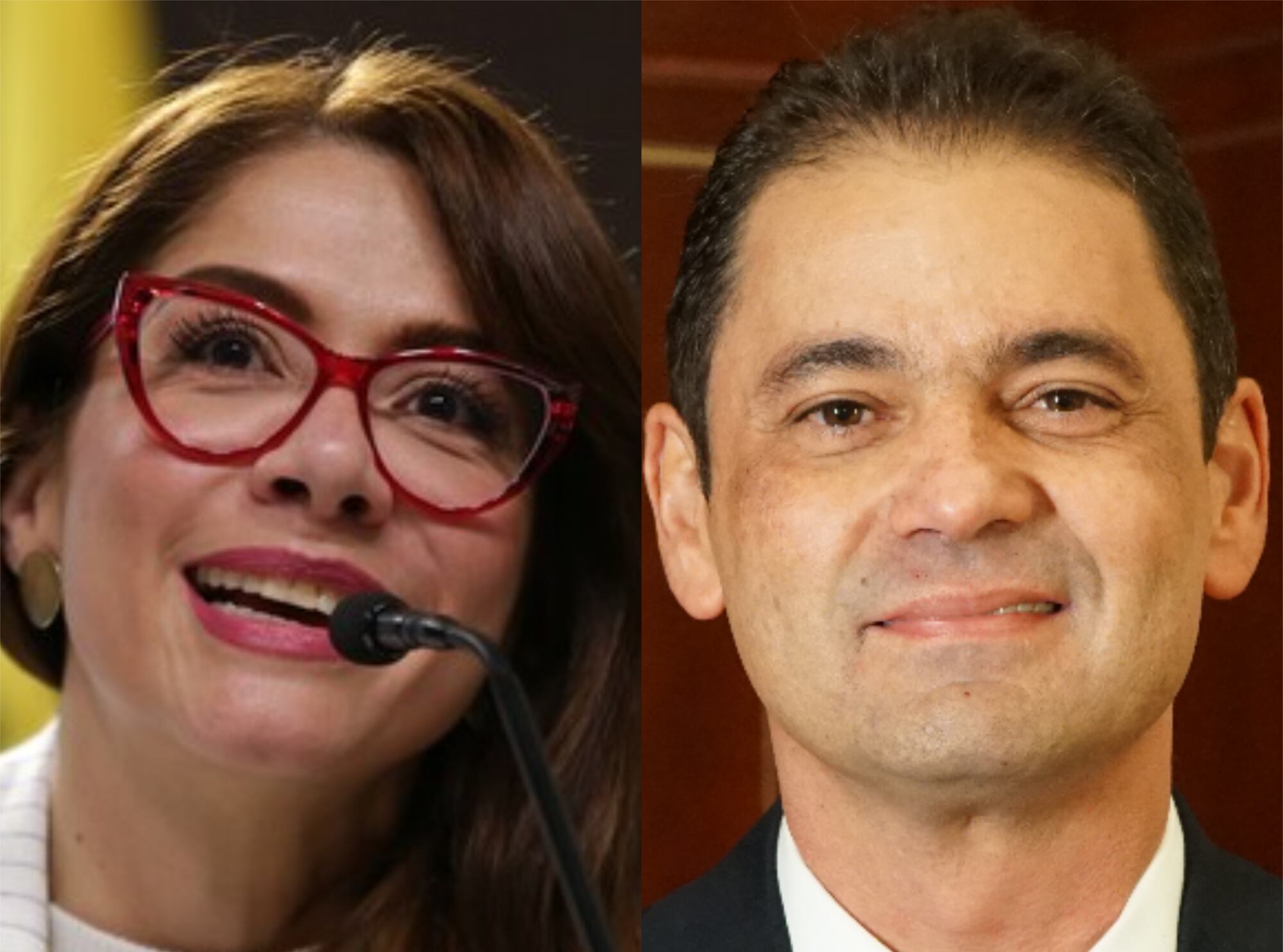 Catherine Juvinao y Ape Cuello. Colprensa - Camila Díaz / Cámara de Representantes