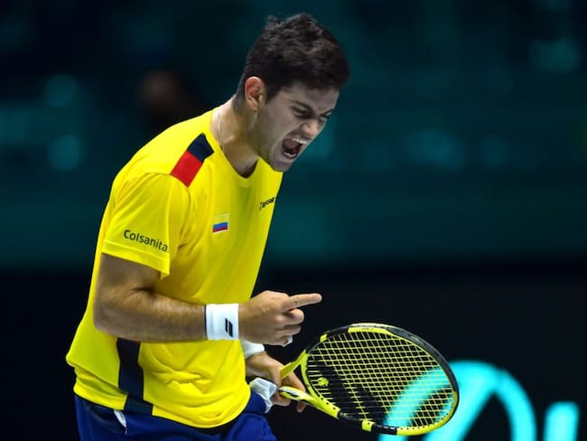 Nicolás Mejía integró la nómina de la Selección Colombia que estuvo en las pasadas fases finales de la Copa Davis.