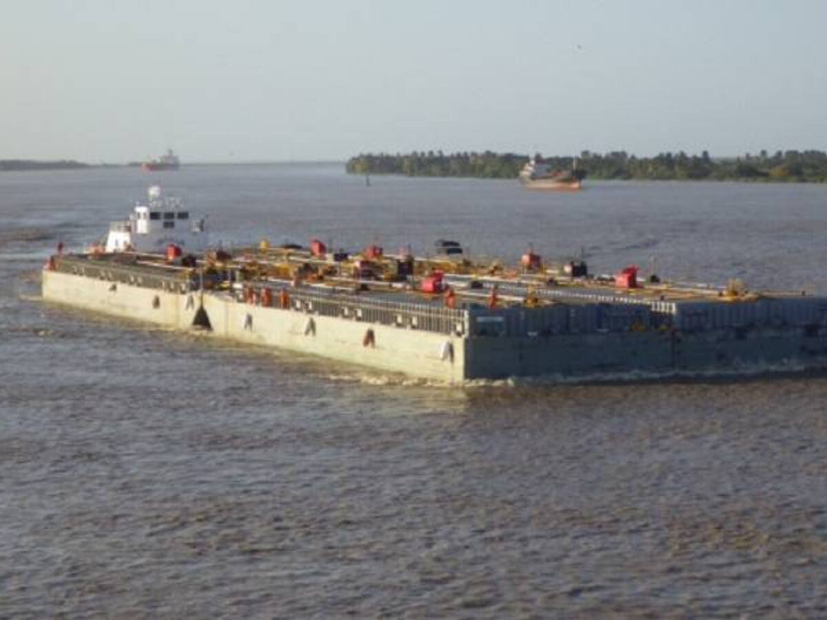 Realizan la primera exportación por el río Magdalena