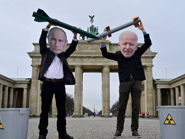 Protestas en rechazo a la falta de consenso de potencias para renovar el acuerdo nuclear con Irán. Foto: Getty