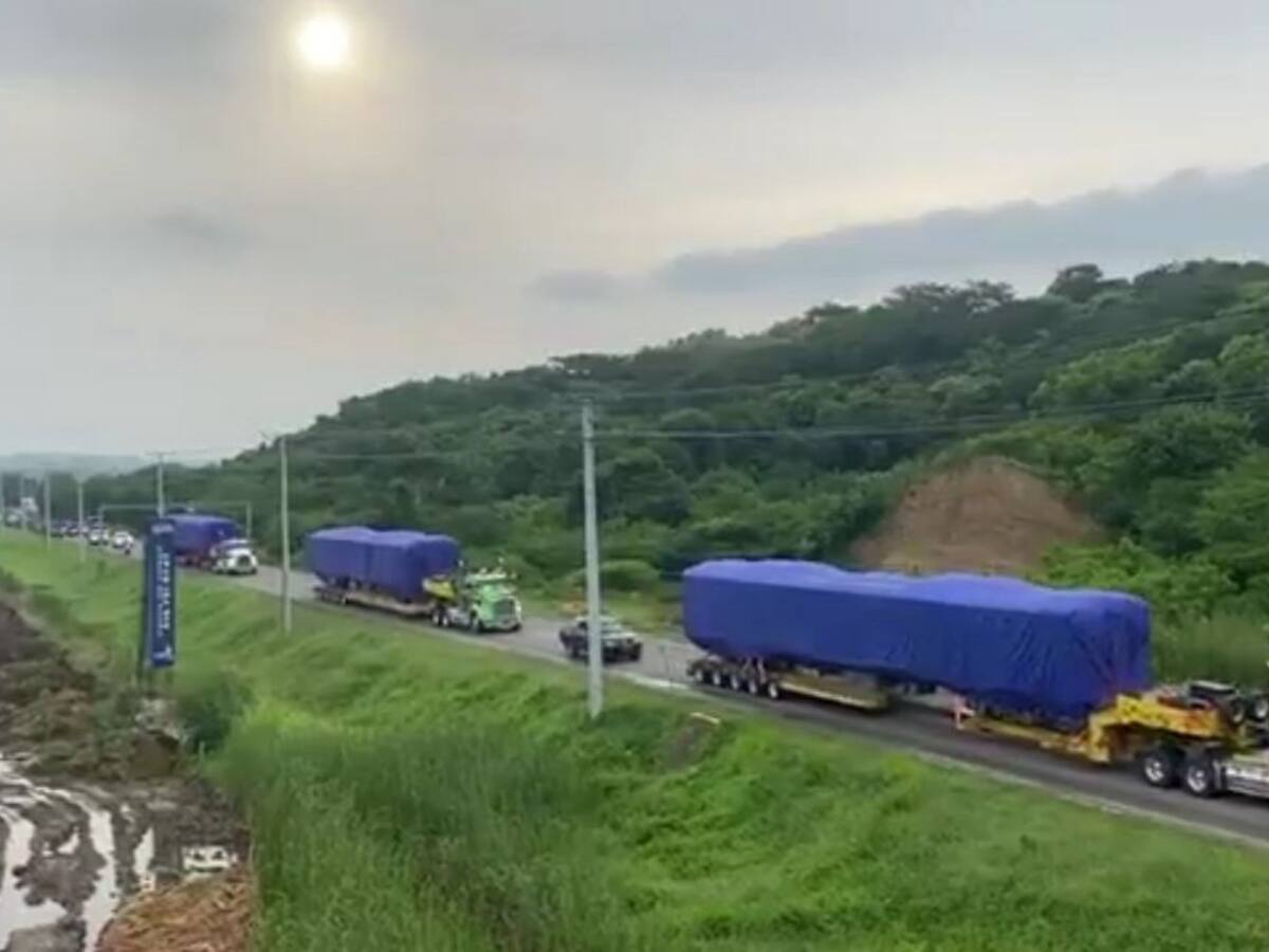 Salió desde Cartagena el primer tren del Metro de Bogotá: llegaría a la capital la próxima semana