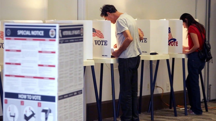 Elecciones presidenciales en Estados Unidos. Foto: Agencia EFE/Mike Nelson