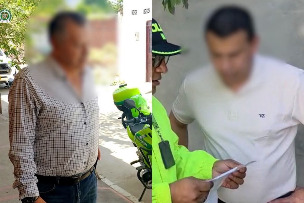 Suministradas por la Fiscalía: de la captura del alcalde de Ataco, Héctor Fabio Muñoz, y el exalcalde Miller Aldana.