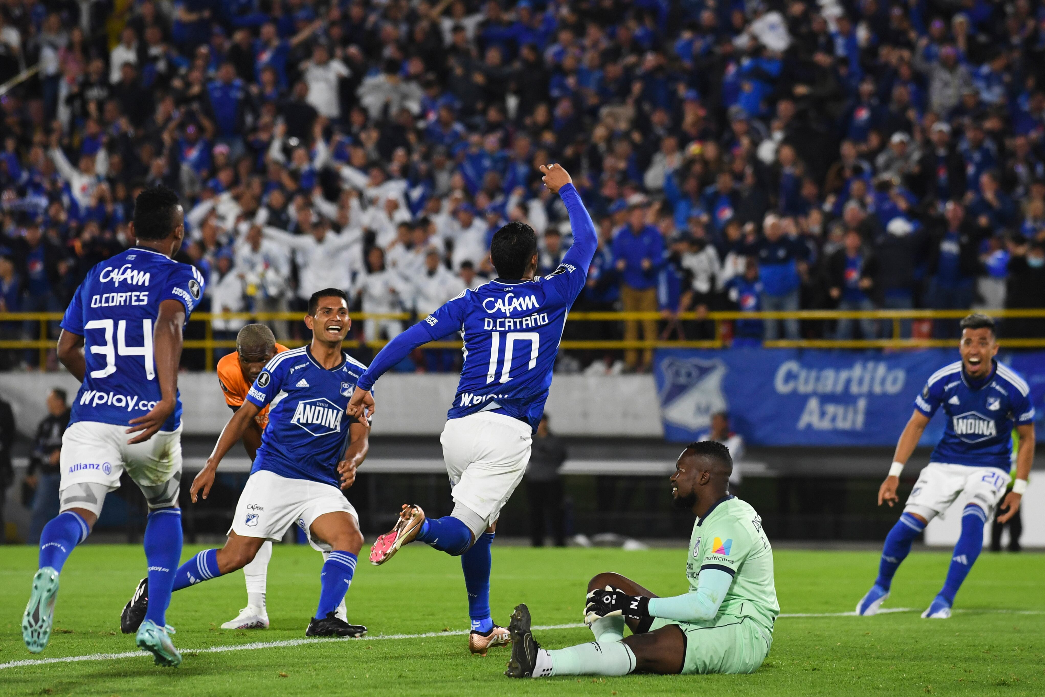 Millonarios ganó en fase previa de Copa Libertadores. (Photo by Daniel Munoz/VIEWpress)