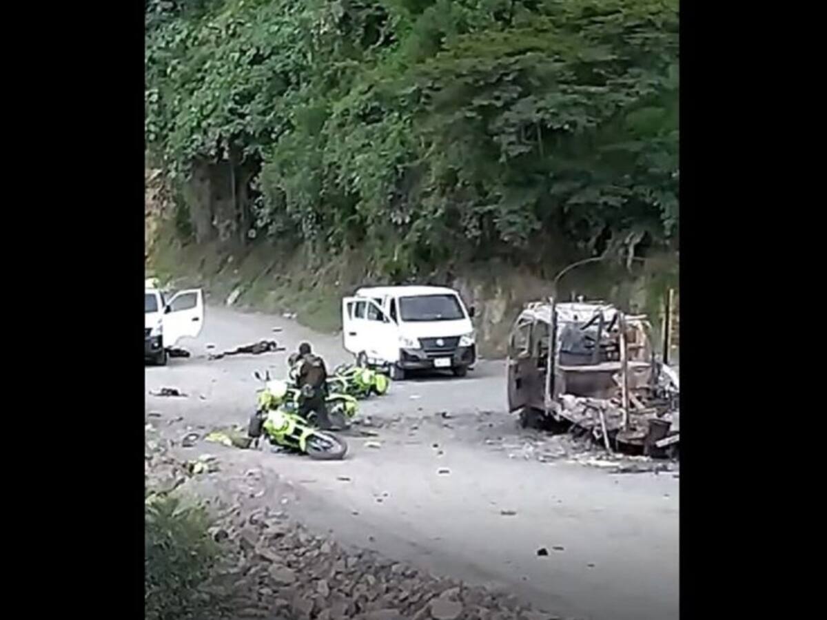 Alias "Betancur" sería el responsable del ataque a la caravana en Antioquia