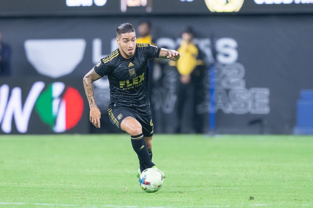 Cristian Arango de Los Ángeles FC (Foto por Dave Bernal/ISI Photos/Getty Images)