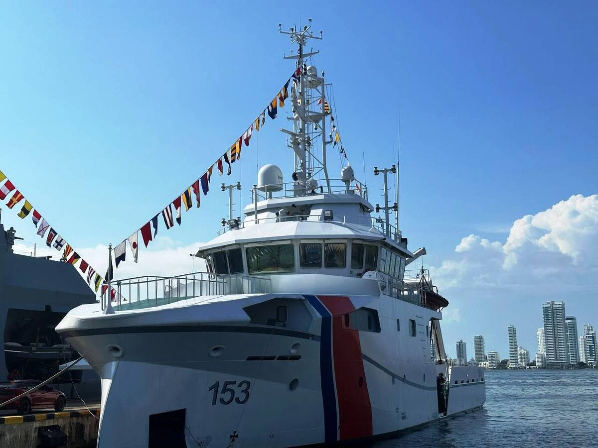 De Cartagena zarpó “Roncador” para iniciar la investigación del fenómeno de “El Niño”