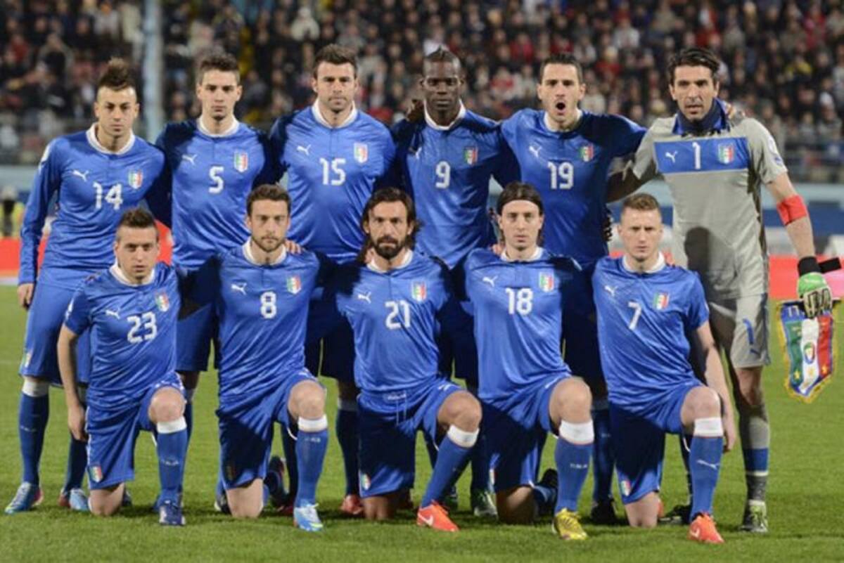 Italia, clasificada por UEFA