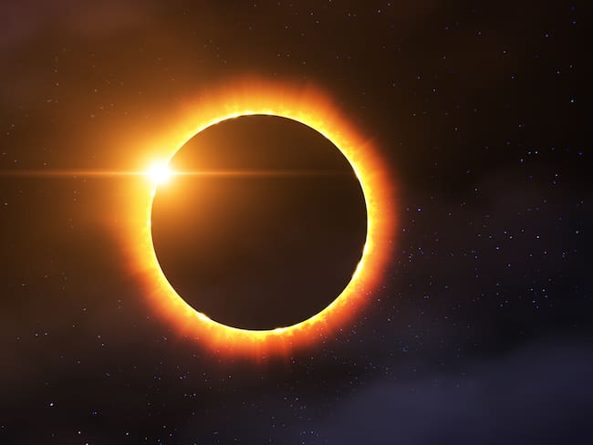 Eclipse solar 2024. Imagen de referencia vía Getty Images.