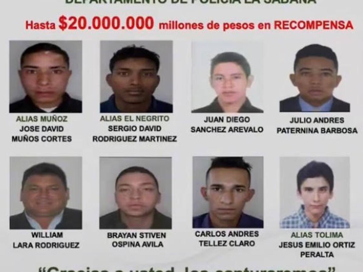 Ofrecen $20 millones de recompensa por información sobre los más buscados de la Sabana