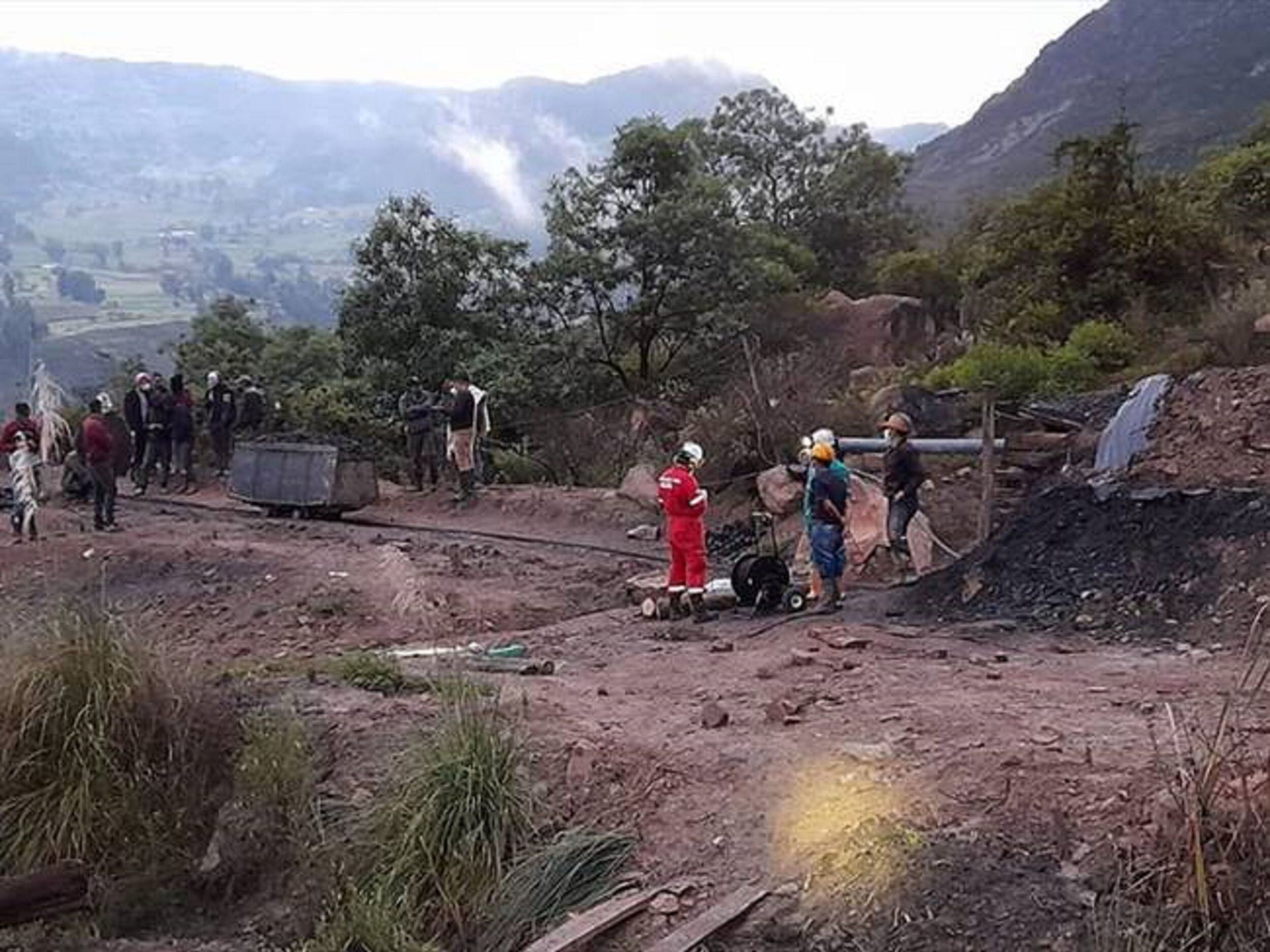 Emergencia en mina de Boyacá. Foto: ANM