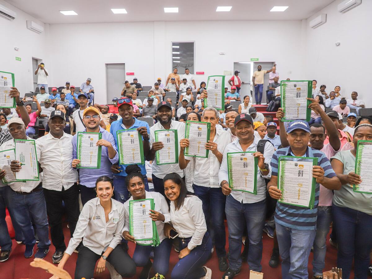 ANT titula 207 predios en Montes de María y sur de Bolívar