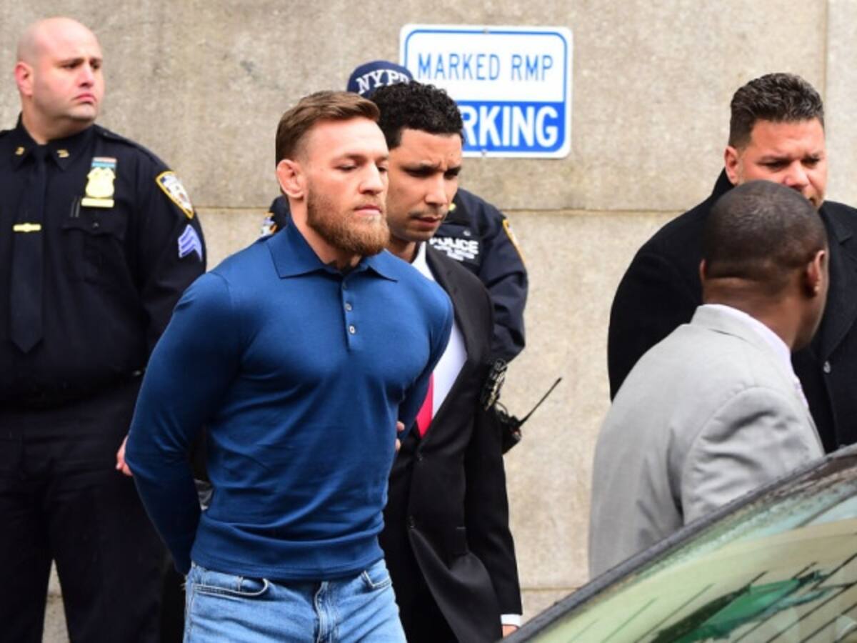 Conor McGregor paga fianza de 50 mil dólares para quedar en libertad