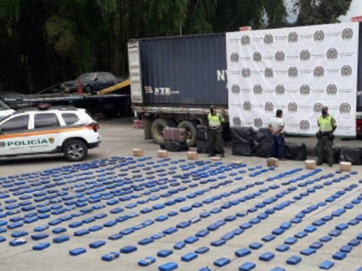 786 kilos de marihuana fueron incautados por la policía del Quindío