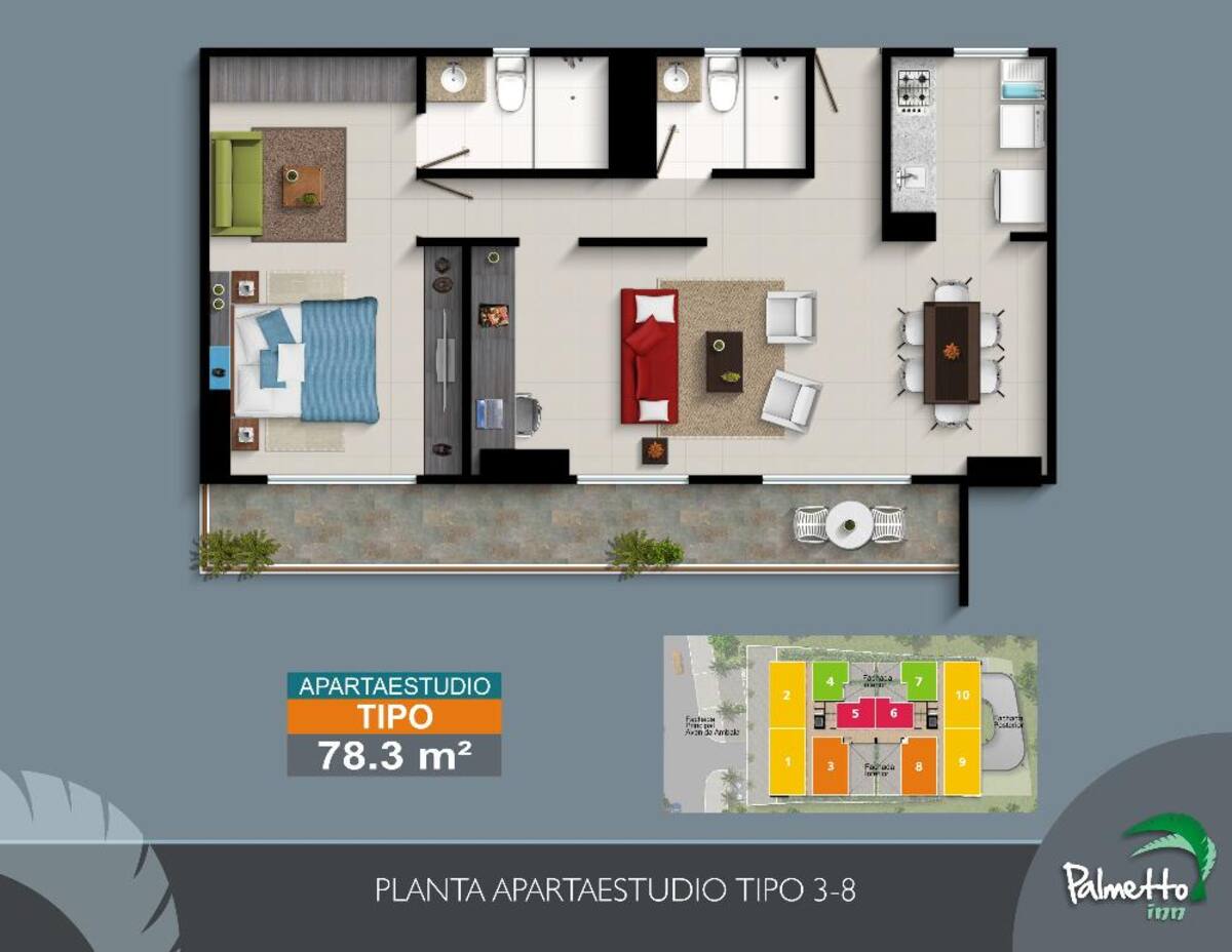 Este es un conjunto residencial ubicado en la 69 con avenida Ambala frente a la Universidad de Ibagué. Es una torre en forma de H que cuenta con 13 pisos, cada uno tiene 10 apartamentos para un total de 100.