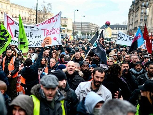 Huelga contra reforma de pensiones en Francia entra en cuarta semana sin solución. Foto: Getty Images