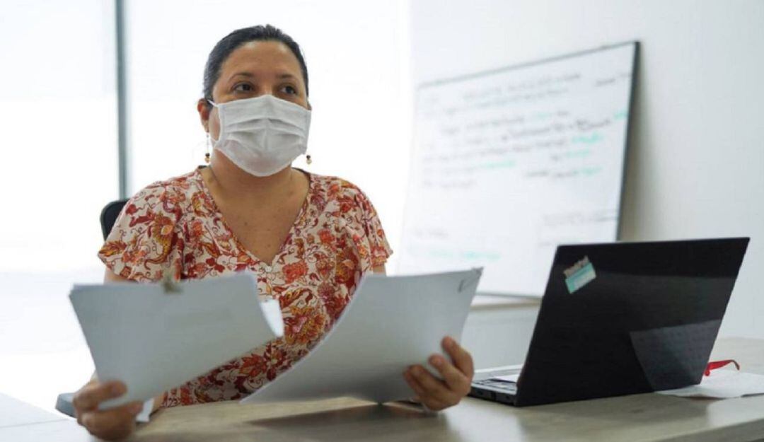 María Victoria Olier Martínez, jefa de la Oficina Asesora de Control Disciplinario de la Alcaldía de Cartagena