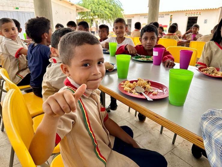 Programa de Alimentación Escolar en Colombia 2024. Cortesía: Ministerio de Educación.