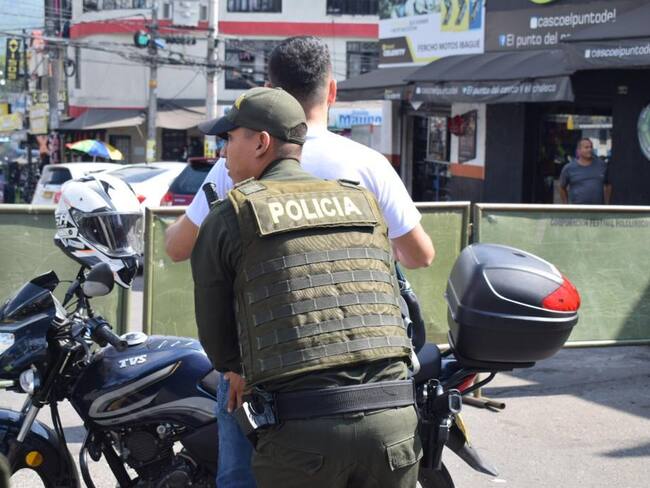 El operativo se desarrolló en la calle 24 con carrera 5 y 6