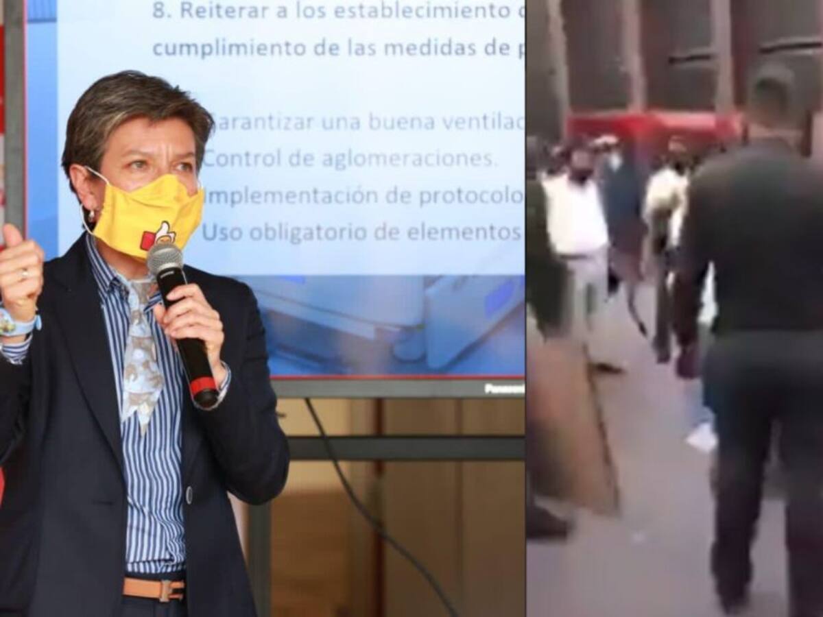 "Le pedí que se acomodara el tapabocas y no obstruyera la vía, no obedeció"