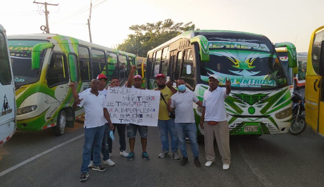 Las manifestaciones se deben a la orden judicial que exigió al DATT a tomar acción para que estas rutas no circulen más por la ciudad.