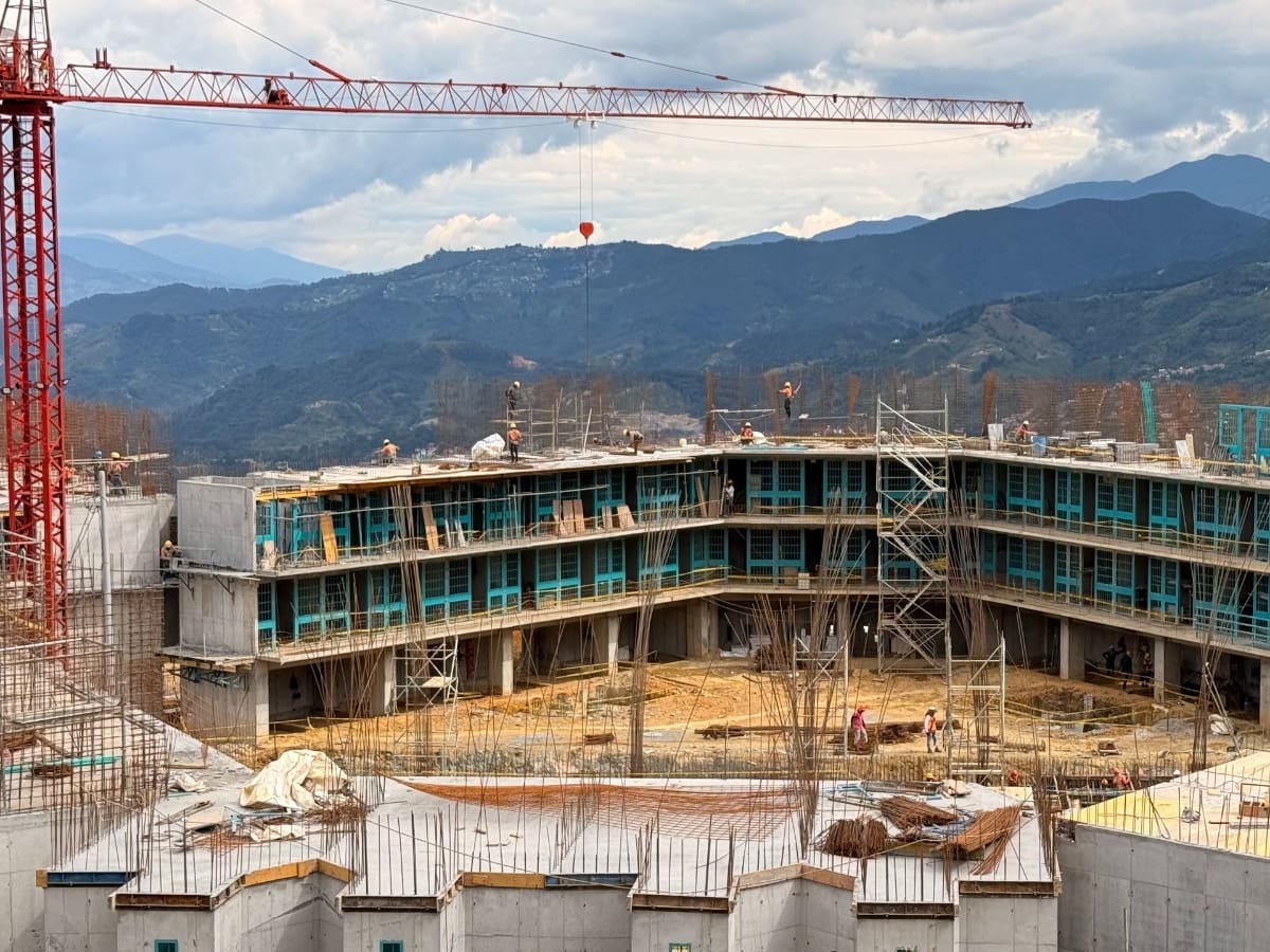 Cárcel para sindicados de Medellín alcanza 35 % de ejecución: así avanza la obra en San Cristóbal