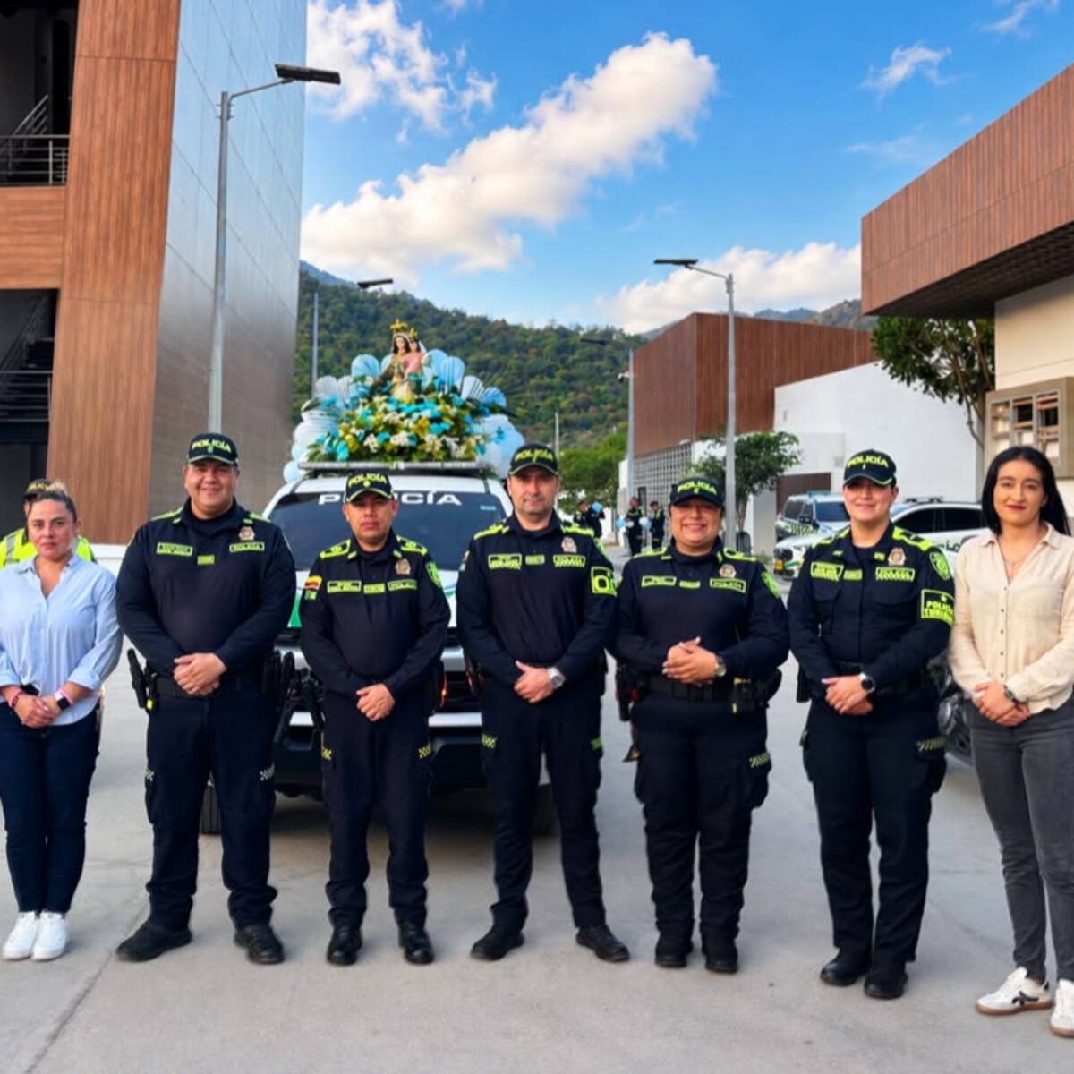 Más de 300 uniformados velan por la seguridad durante fiesta de la Virgen del Carmen en Santa Marta