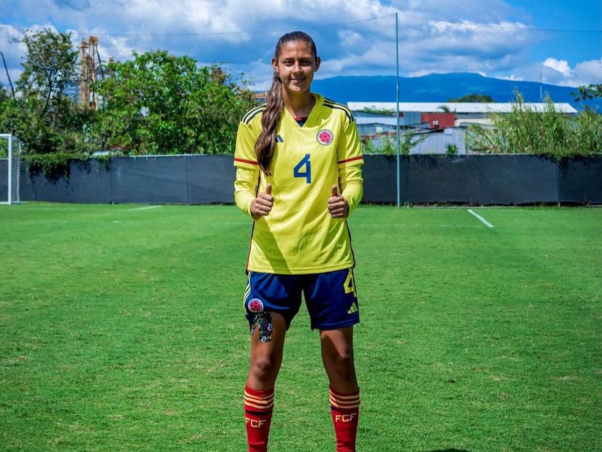 Zarhay González, defensa de la Selección Colombia Sub-17: Queremos ser campeonas mundiales
