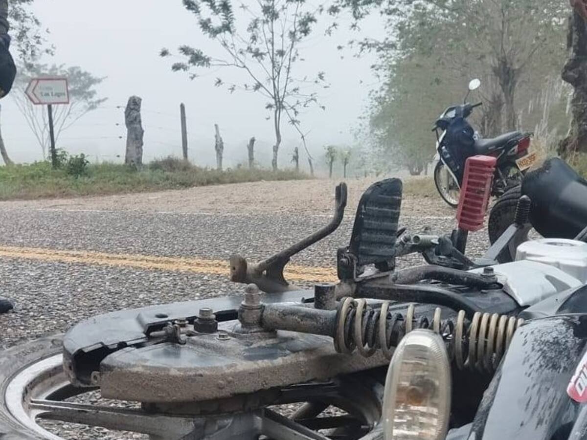 Un motociclista muerto dejó accidente entre Magangué y San Pedro, Sucre