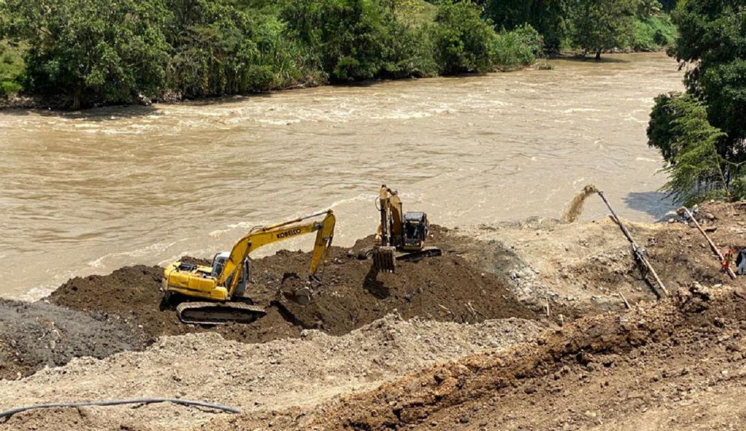 Lugar de la emergencia en la vereda El Bosque de Neira en Caldas. Foto: Mario Escobar Valencia.