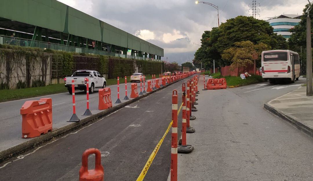 Obras en la Avenida Regional