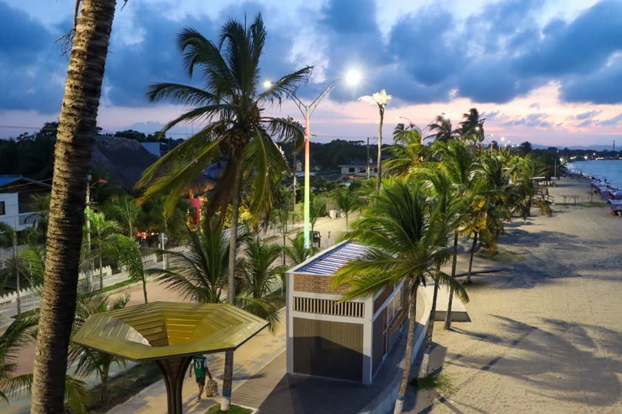 Gobernadora de Sucre anuncia ampliación del malecón de Coveñas y nuevas obras clave para el Golfo