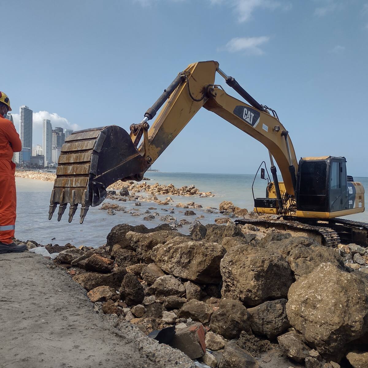 Universidad de Cartagena entregó recomendaciones para preservar obras de protección costera
