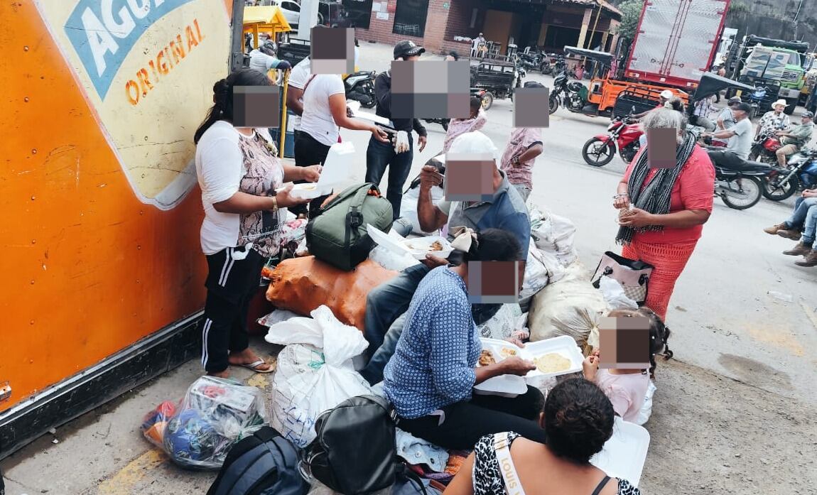 Desplazados en el nordeste antioqueño. Foto: cortesía