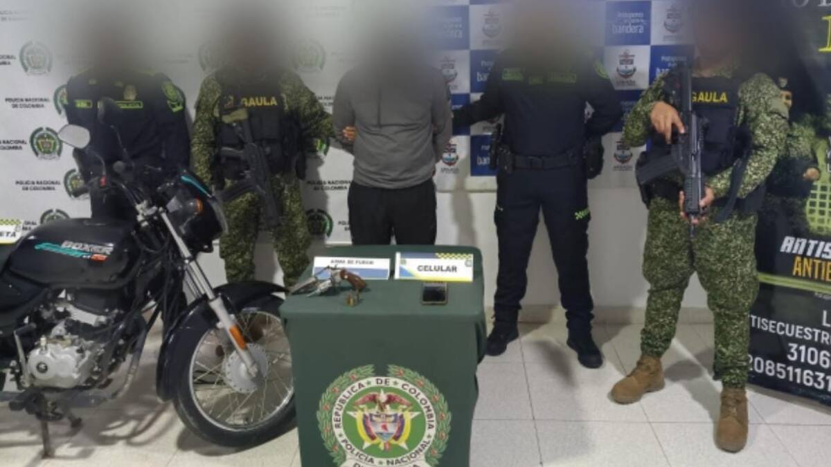 Cayó presunto cabecilla del Clan del Golfo en Magangué: al parecer le hallaron un revólver