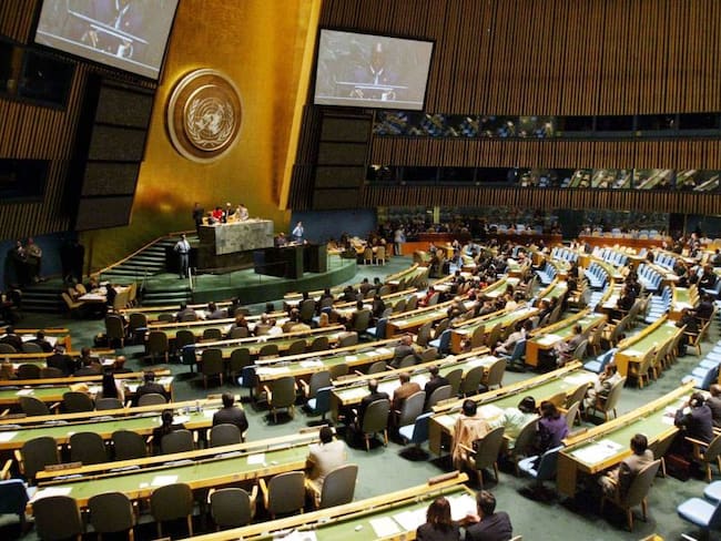 Asamblea General de las Naciones Unidas.                       Foto: Getty 