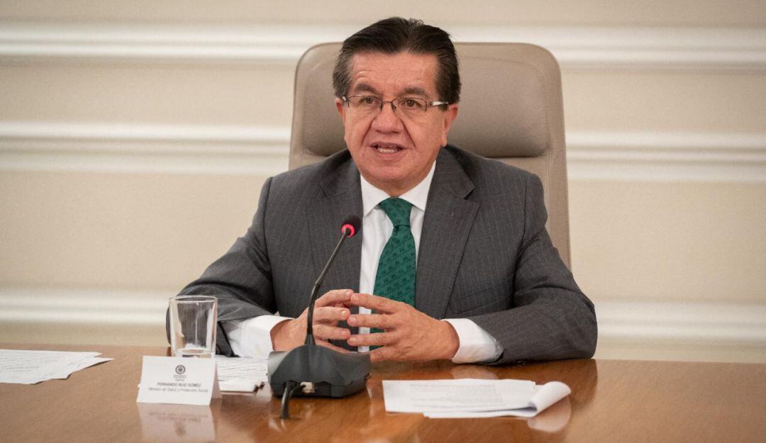 Ministro de Salud, Fernando Ruiz.