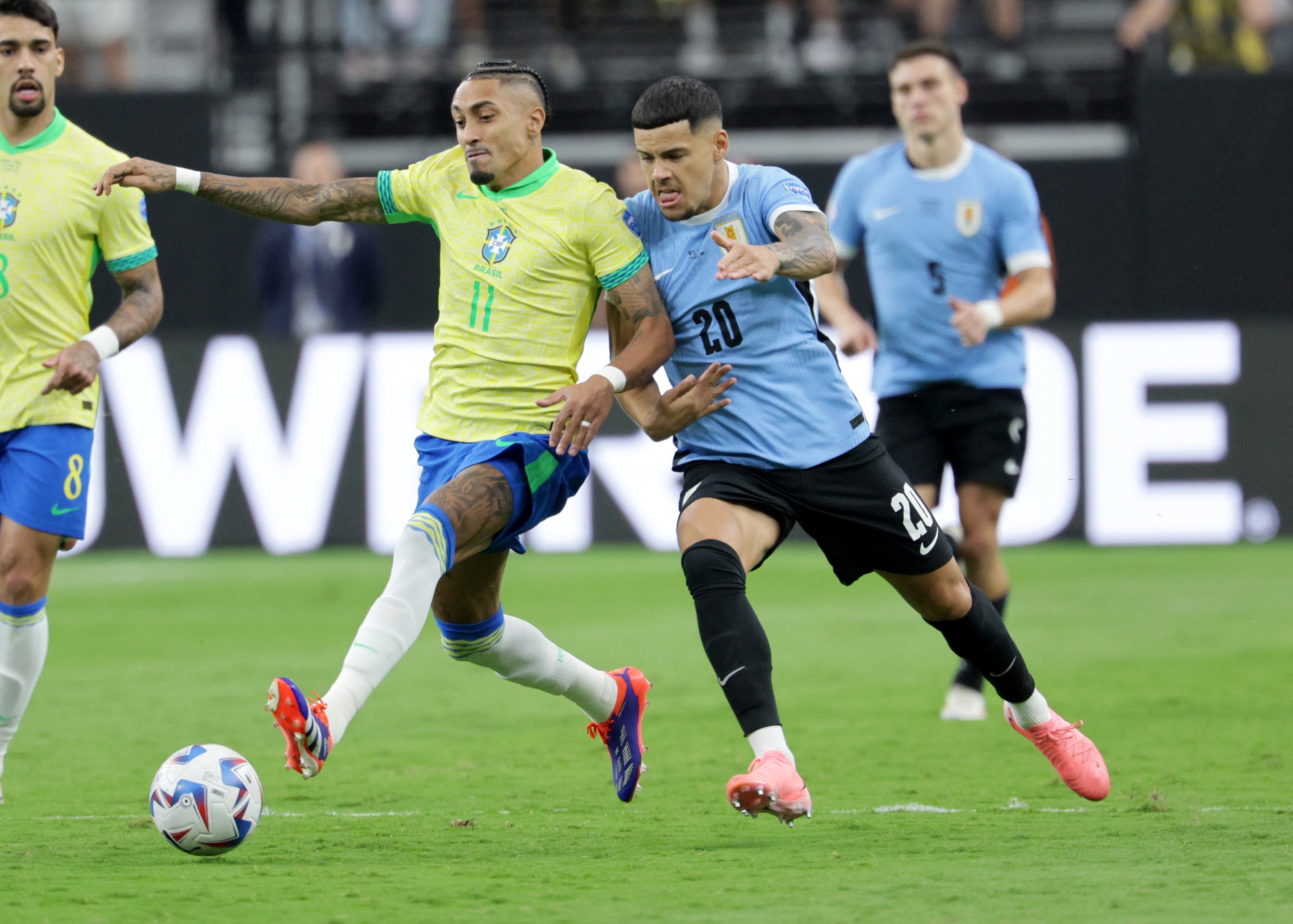 Brasil Vs Uruguay. (Brasil) EFE/EPA/ALLISON DINNER