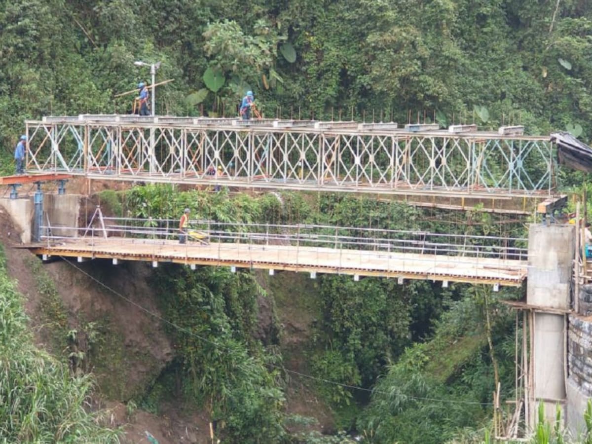 El puente de Las Marraneras está en su recta final