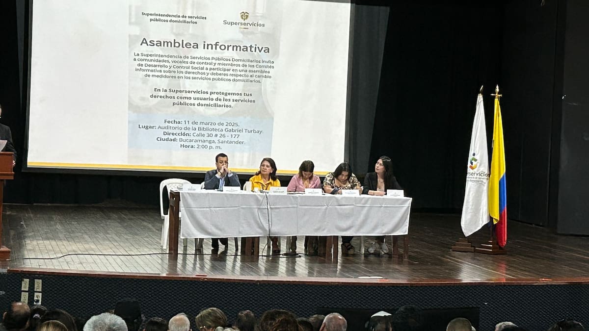 Superservicios escuchó quejas por cambios de medidores