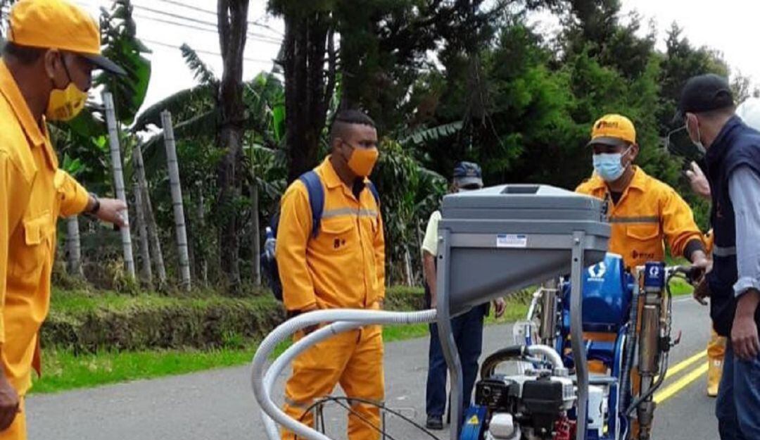 Demarcación en vías